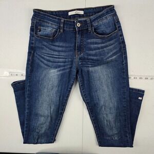 Kancan Channel High rise skinny jeans blue denim womens‎ 7/27 slim 4475